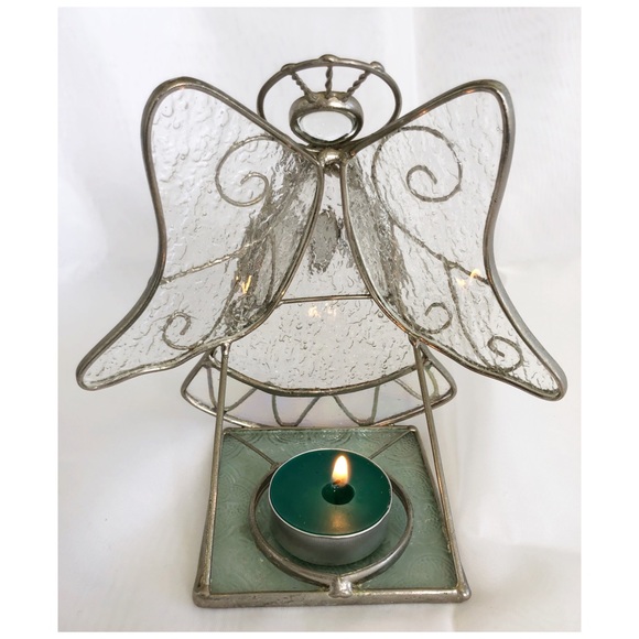 Tea Light Holder ♥️ Angel Harp 🦩 - Picture 3 of 9